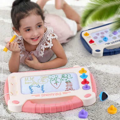 Magnetic drawing board – reusable, educational, mess-free | kids