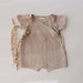 Linen summer romper for babies – breathable, soft and unisex | Little ones