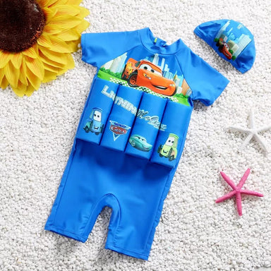 Kids swim vest with adjustable buoyancy – fun designs, secure fit | ages 1–6