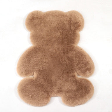 Soft plush baby play mat in bear shape – non-slip base, two sizes | nursery essential