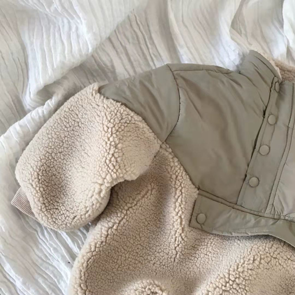 Soft teddy jumper for cold days – warm, stretchy, breathable | for toddlers