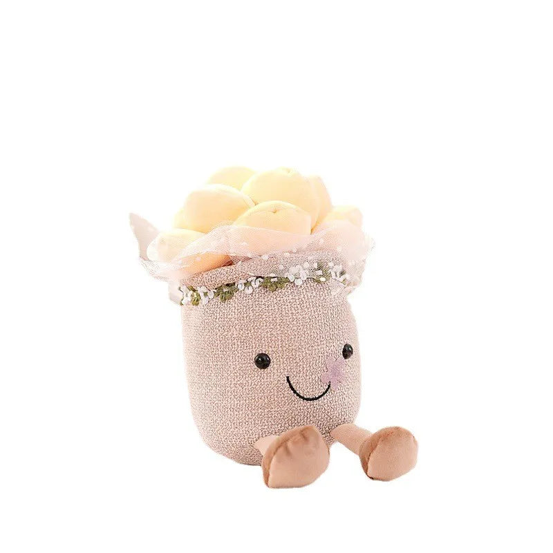 Plush tulip cuddly toy – soft, huggable and decorative | kids & adults