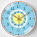 Children's wall clock for learning to tell time – clear design, easy to hang | ages 2+