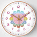 Children's wall clock for learning to tell time – clear design, easy to hang | ages 2+