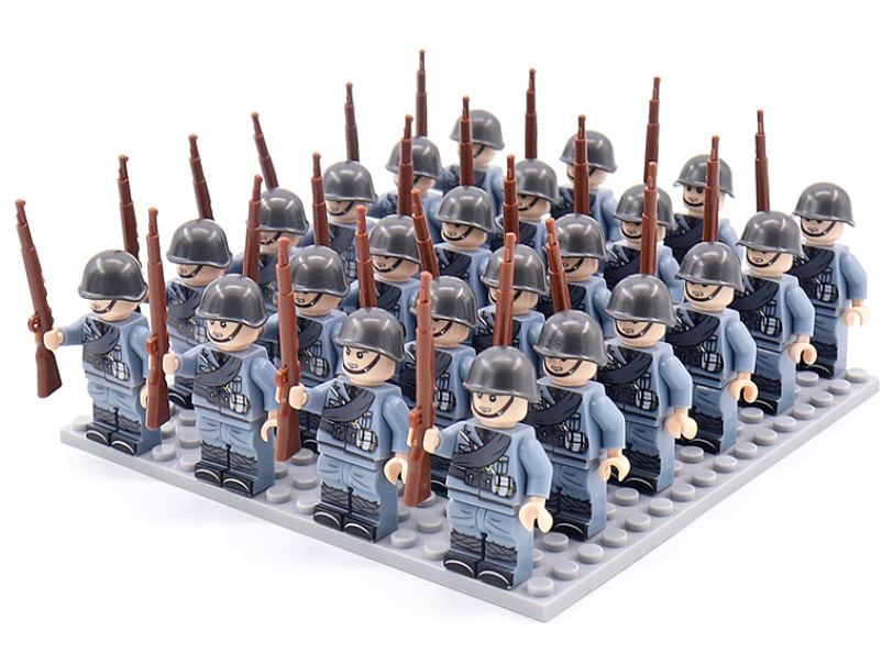 Building figures set with 21 pieces – compatible with building bricks | Kids 6+