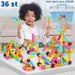 Magnetic building blocks – STEM learning, bright colours | kids construction toy