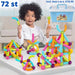 Magnetic building blocks – STEM learning, bright colours | kids construction toy
