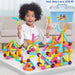 Magnetic building blocks – STEM learning, bright colours | kids construction toy
