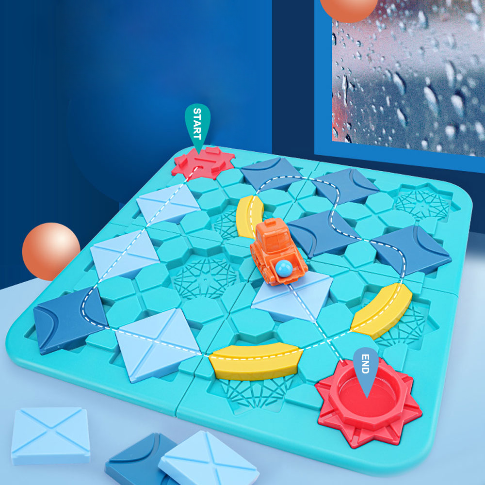 Car maze puzzle boosts logical thinking and creativity – safe design, educational fun | ages 3+