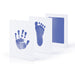 Baby hand and footprint kit creates a lasting keepsake – with name and date space | new parents