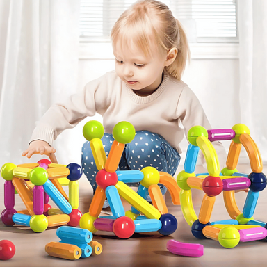 Magnetic building set boosts STEM skills – safe, educational, creative | Kids 3-12