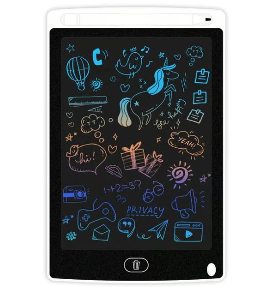 LCD drawing tablet – erasable screen, portable design | for kids aged 3+