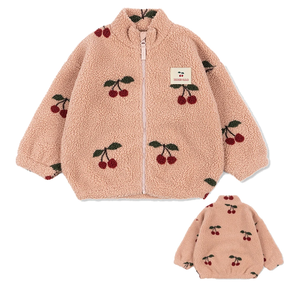 Children's clothing in teddy fleece with print – coat, gilet or trousers, zip | berber fleece
