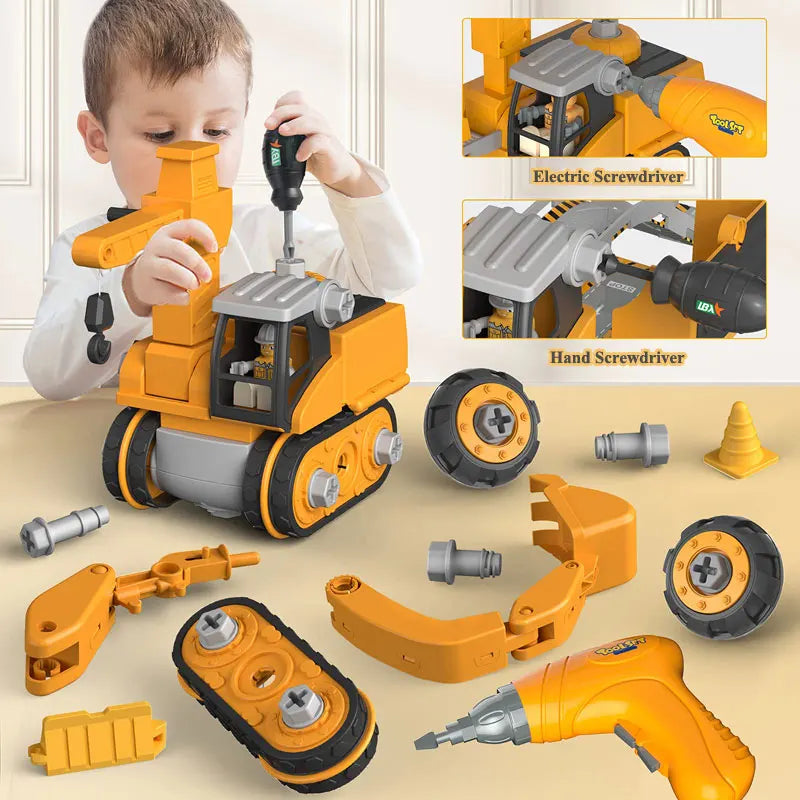 Tool set toy for kids to build and dismantle parts – creative play, skill building | ages 4+