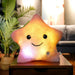Light-up star cushion – soft plush, calming glow | kids' night light