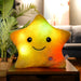 Light-up star cushion – soft plush, calming glow | kids' night light