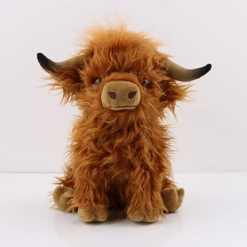 Soft plush cow cuddly toy for babies and children – ultra-soft, cute design | gift idea