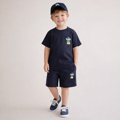 T-shirt and shorts set in organic cotton – soft, breathable, unisex | Baby & toddler outfit