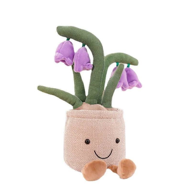 Plush tulip cuddly toy – soft, huggable and decorative | kids & adults