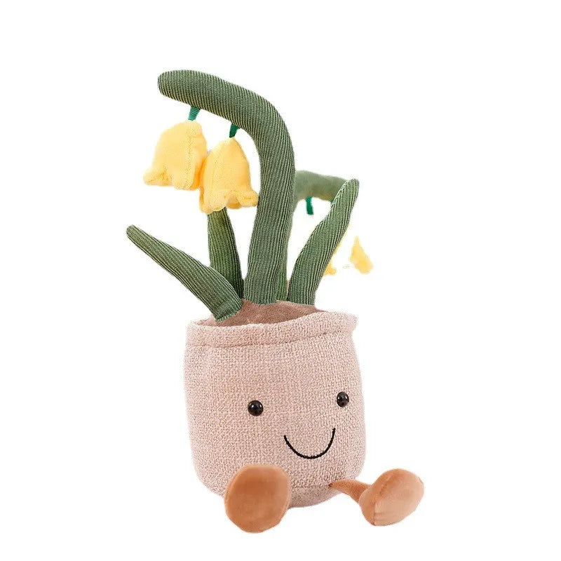 Plush tulip cuddly toy – soft, huggable and decorative | kids & adults