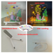 LED drawing board with magical light-up effect – rechargeable, reusable, includes pens | kids