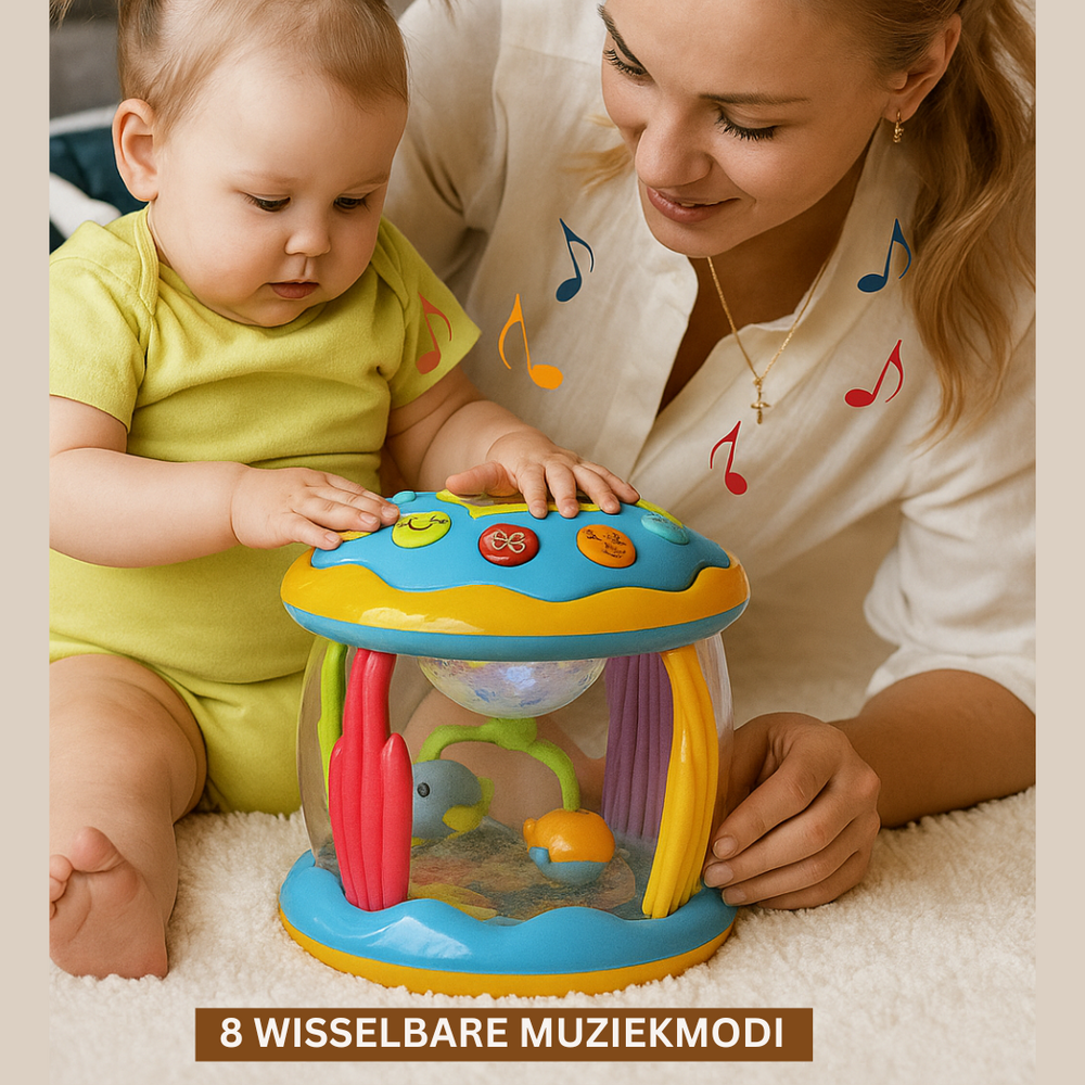 Musical carousel with lights – soothing melodies, battery-powered | baby toy