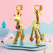Teething toy soothes sore gums – soft comforter, rattle & bite ring | Newborn gift