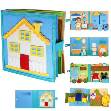 Activity book for toddlers – teaches daily skills, boosts independence | Montessori style
