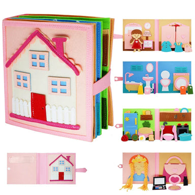Activity book for toddlers – teaches daily skills, boosts independence | Montessori style