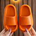 Kids' bath slippers with thick EVA sole – non-slip wave tread, water-resistant | pillow slides