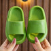 Kids' bath slippers with thick EVA sole – non-slip wave tread, water-resistant | pillow slides