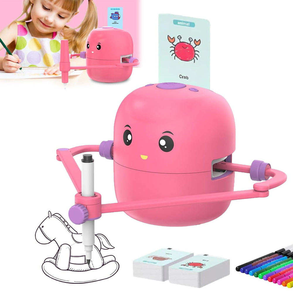 Interactive drawing robot – step-by-step drawing, 100 designs | Educational toy for kids