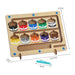 Magnetic wooden maze – colour recognition, counting & motor skills | educational toy
