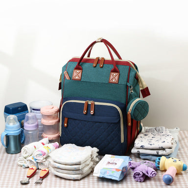 Nappy bag backpack with fold-out baby bed – 2-in-1 changing bag | 0–1 years