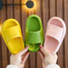Kids' bath slippers with thick EVA sole – non-slip wave tread, water-resistant | pillow slides