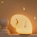 Duck night light with touch control – USB rechargeable, warm light, silicone | nursery LED lamp