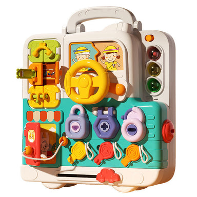 Activity board for toddlers – boosts motor skills, logic and sensory play | Educational toy