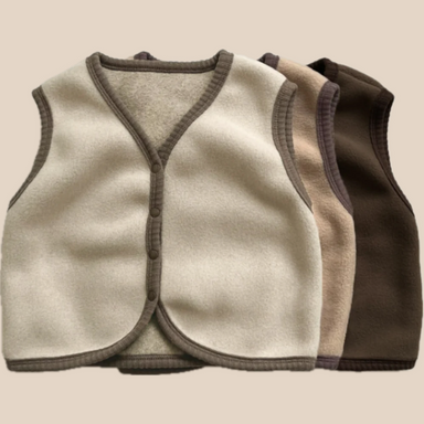 Fleece gilet for babies – soft, warm and easy to put on | 0–2 years
