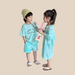 Tie-dye clothing set – soft cotton, oversized fit | unisex kids