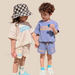 Summer set shorts and t-shirt – soft cotton, oversized fit | kids