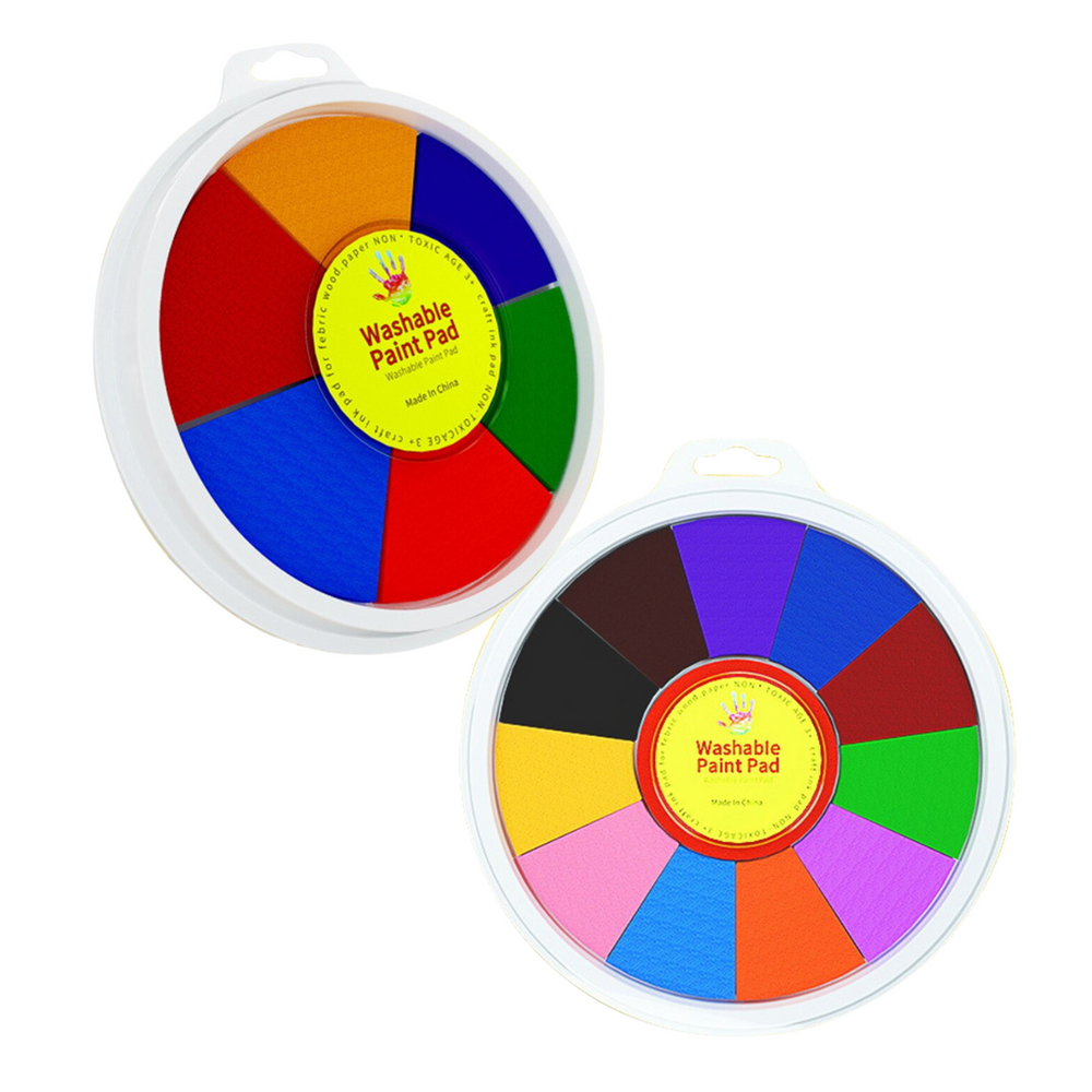 Washable finger paint set stimulates creativity – safe, reusable, educational | kids