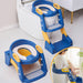 Toilet trainer with non-slip step stool – adjustable, foldable | toddler training