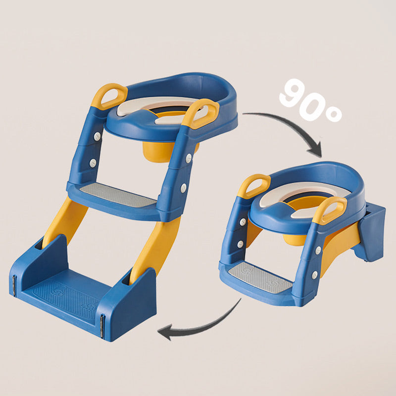 Toilet trainer with non-slip step stool – adjustable, foldable | toddler training