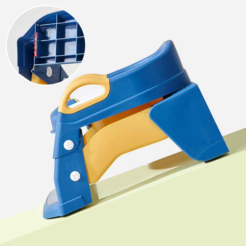 Toilet trainer with non-slip step stool – adjustable, foldable | toddler training