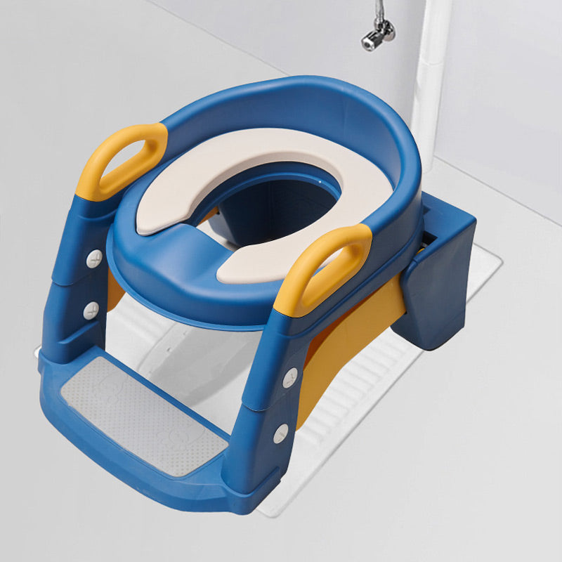 Toilet trainer with non-slip step stool – adjustable, foldable | toddler training