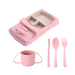 Children's eating set with vehicle-shaped tray – BPA-free, dishwasher-safe | toddler mealtime