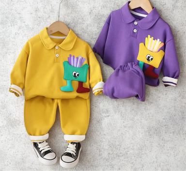 Two-piece toddler set in soft cotton – breathable, easy to wash | 0–3 years