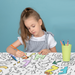 Mess-free drawing roll for children – reusable, wall & table | creative play
