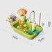 Water play table with working tap and ducks – fountain, accessories | outdoor toy