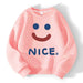 Jumper with Nice print – soft cotton, ribbed cuffs | kids